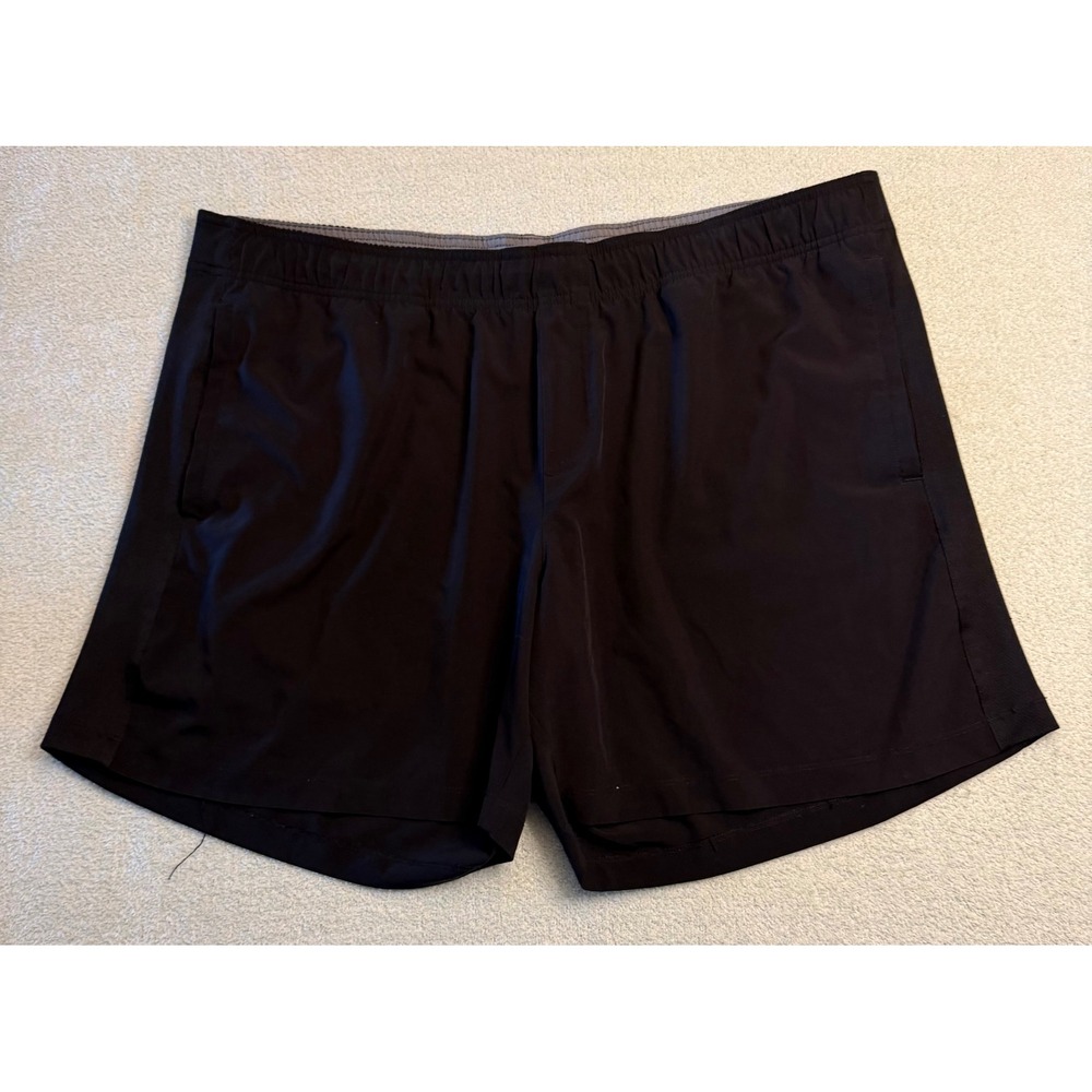 Joe Fresh Active Mens Black Athletic Gym Training Shorts Size 2XL
